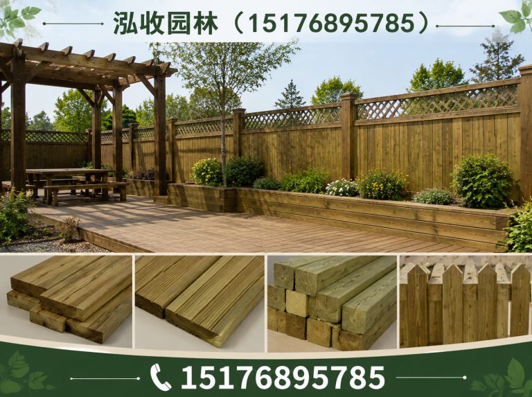 葫芦岛京津冀防腐木工程展示图