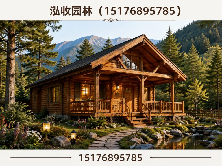 葫芦岛防腐木凉亭展示图